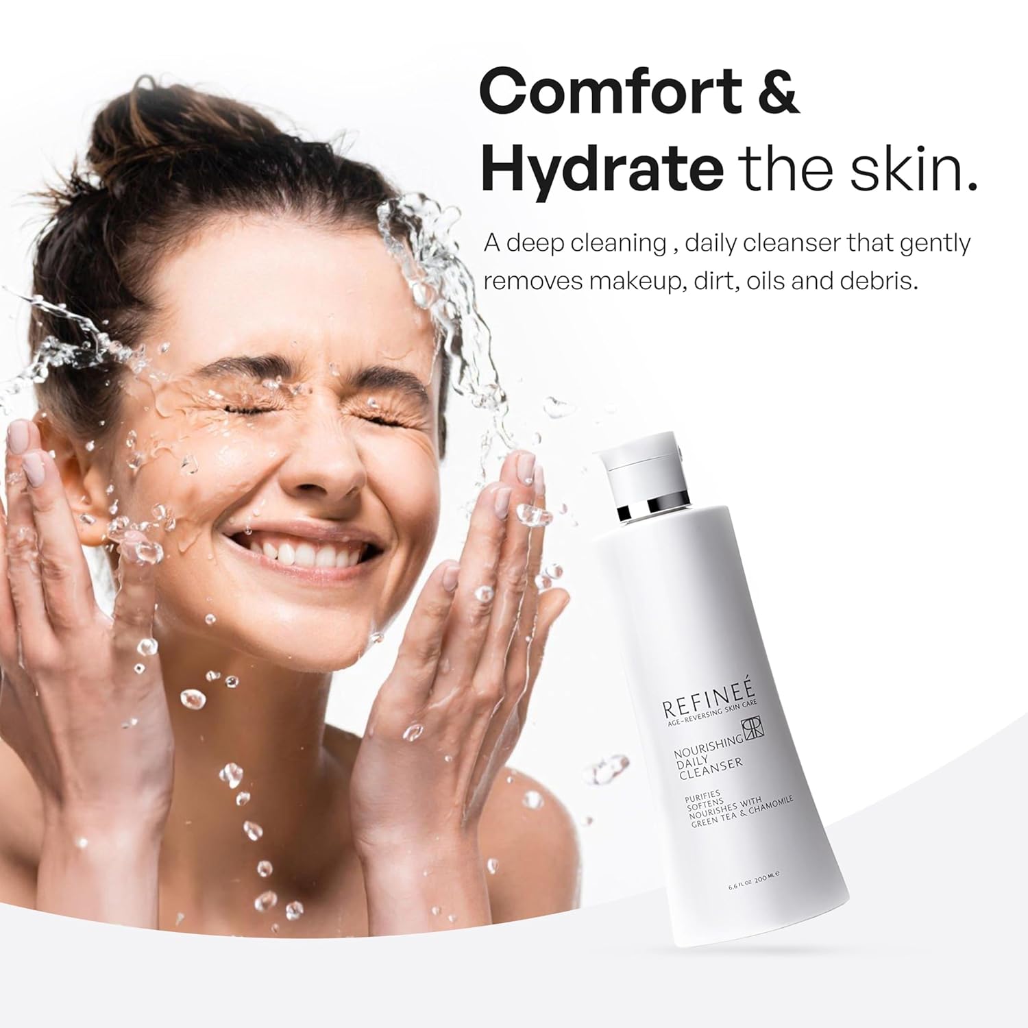 Refinee Daily Nourishing Green Tea & Chamomile Face Cleanser