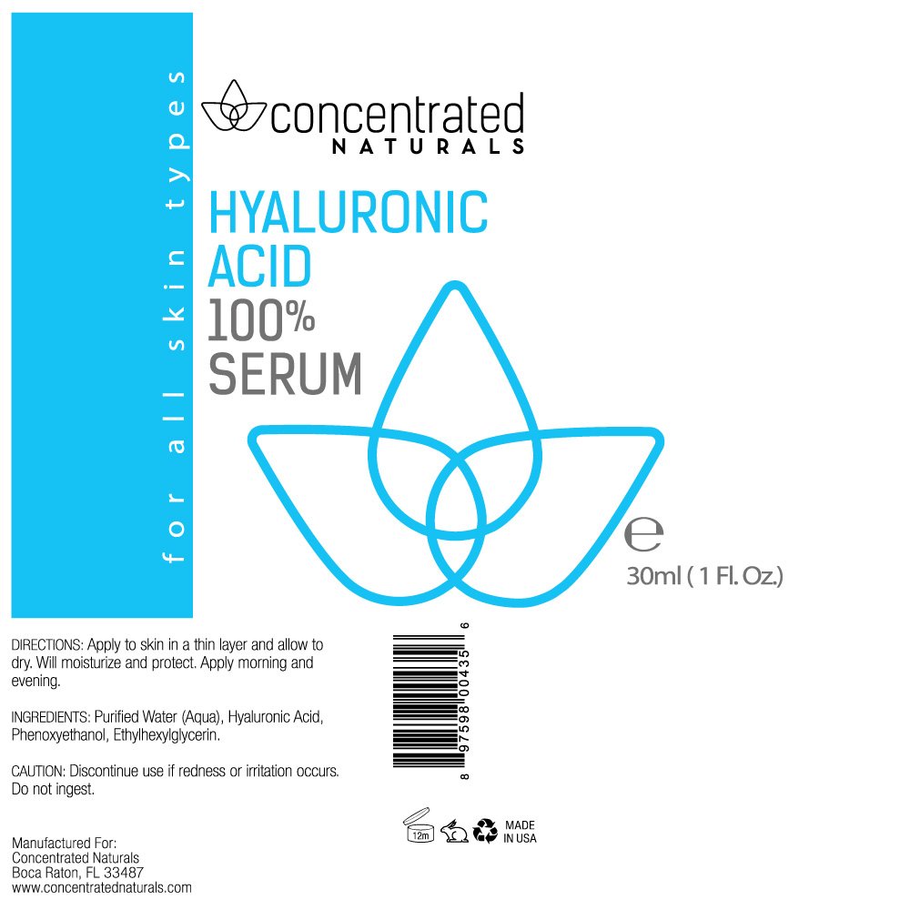 Pure Hyaluronic Acid Serum for Face